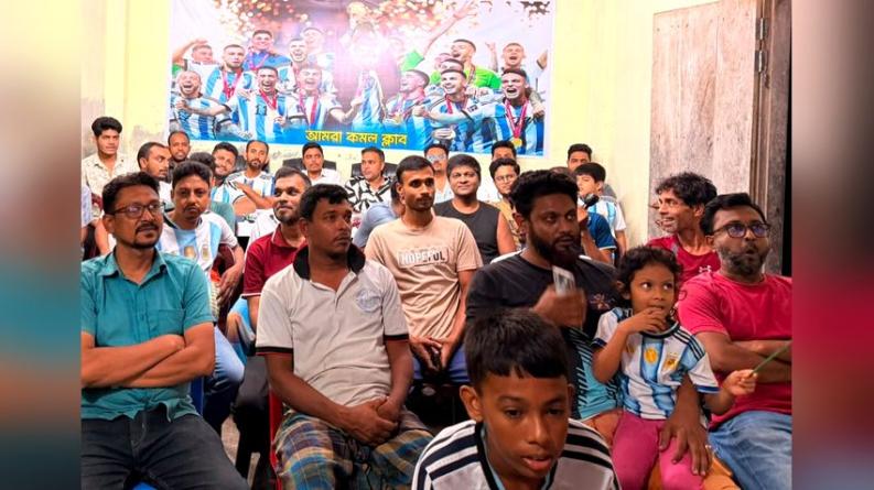 বিশ্বকাপ ফাইনাল ঘিরে কাউখালীতে ফুটবল উৎসবের আমেজ, আর্জেন্টিনা-স্পেন সমর্থকদের উচ্ছ্বাস তুঙ্গে