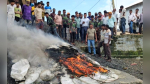 কলাপাড়ায় ১০০০ পিস নিষিদ্ধ চায়না দুয়ারী জাল জব্দ, পুড়িয়ে ধ্বংস