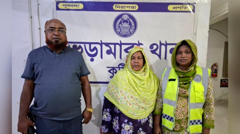 ভেড়ামারায় ১০০ গ্রাম গাঁজাসহ নারী বিক্রেতা গ্রেফতার