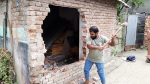 মধুখালী পৌর বাজারে অবৈধ স্থাপনা উচ্ছেদে অভিযান