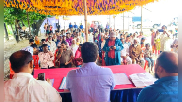 কলমাকান্দায় বন্যা পূর্ব প্রস্তুতি ও আগাম সাড়াদান মহড়া
