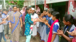 নিজ শিক্ষাপ্রতিষ্ঠানে ভালোবাসায় সিক্ত শিক্ষার্থী নিছা