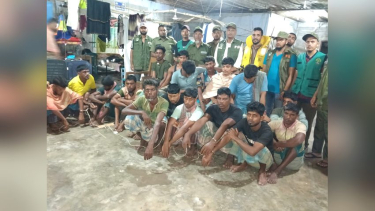 হাতিয়ায় নদীতে অবৈধ ঘের তৈরির বিরুদ্ধে যৌথ অভিযানে আটক ২২