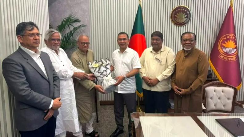 প্রধানমন্ত্রীর সঙ্গে বিএনপির স্থায়ী কমিটির নবনিযুক্ত ৪ সদস্যের সাক্ষাৎ