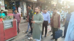 লালমোহনের চৌরাস্তার মোড়ে অবৈধ দখল উচ্ছেদ অভিযান