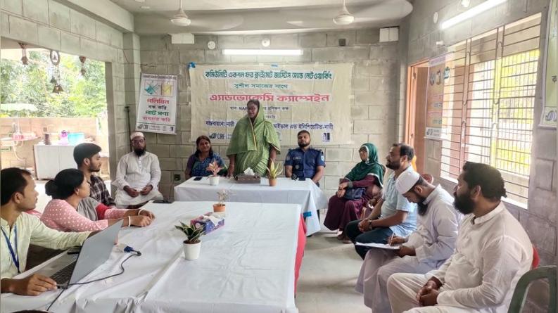 উলিপুরে সুশীল সমাজের সাথে এ্যাডভোকেসি ক্যাম্পেইন