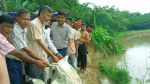 পীরগঞ্জে টাঙ্গন নদীর ভাঙ্গন রক্ষা কাজ উদ্বোধন