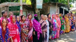 কাঁঠালিয়ায় বাবা-ছেলেকে কুপিয়ে জখমের বিচারের দাবিতে মানববন্ধন