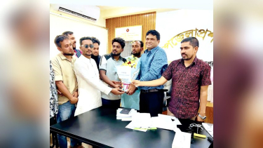 আলফাডাঙ্গায় নবাগত ইউএনওর সাথে ছাত্রদলের শুভেচ্ছা বিনিময়
