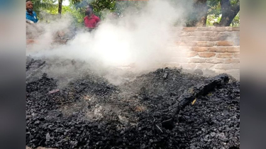 দুমকিতে সাবেক ইউপি চেয়ারম্যানের গোয়ালঘরে আগুন, ক্ষতি আড়াই লাখ টাকা