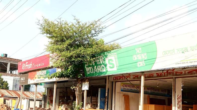 মালিকান্দায় সরকারি জমিতে পাকা দোকানঘর নির্মাণের অভিযোগ, উদ্ধারের দাবি