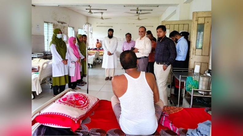 লাখাই উপজেলা স্বাস্থ্য কমপ্লেক্স পরিদর্শন করলেন সিভিল সার্জন