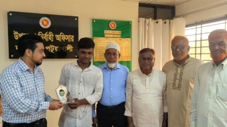 জেলা পর্যায়ে কাবাডিতে সেরা দশমিনার আরিফ হোসেন সিকদার