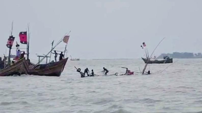 বিষখালী নদীতে ট্রলার থেকে পড়ে জেলে নিখোঁজ