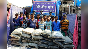 হাতিয়ায় মিয়ানমারে পাচারকালে ৫৯৫ বস্তা সিমেন্টসহ ১২ পাচারকারী আটক
