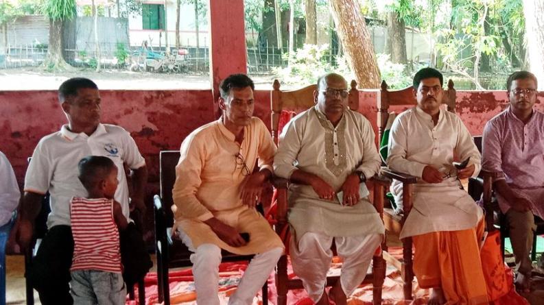 ছোনাউটা শ্রী গুরু আশ্রমের নতুন কমিটির শপথ অনুষ্ঠিত