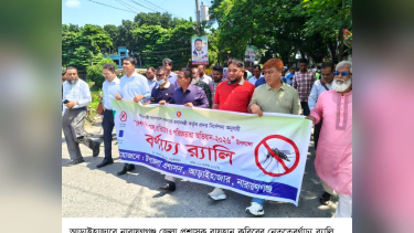 ডেঙ্গু প্রতিরোধে আড়াইহাজারে র‌্যালি, পরিচ্ছন্নতা অভিযান