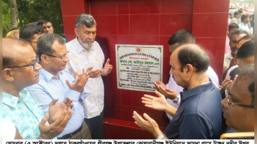 পীরগঞ্জের চেরকুঘাট ব্রিজ উদ্বোধন, তিন বছরে কাঁচা রাস্তা দূর করার লক্ষ্য