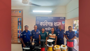 কালীগঞ্জে ১৪ দিন পর দুই ডাকাত ও দুই ট্রাকসহ মালামাল উদ্ধার