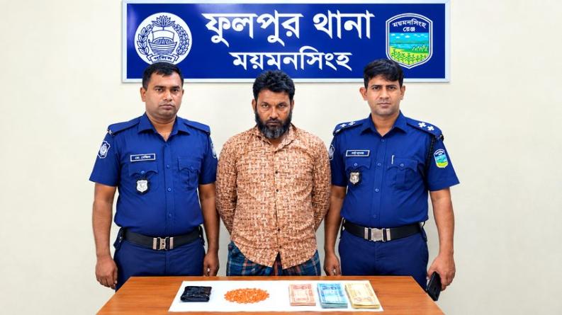 ফুলপুরে ২০০ পিস ইয়াবাসহ একাধিক মামলার আসামি বাবু গ্রেপ্তার