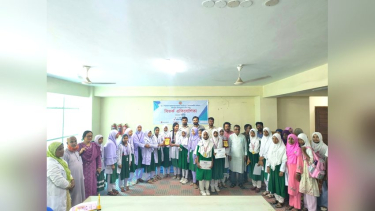 তারাগঞ্জে বিতর্কে উপজেলা চ্যাম্পিয়ন বরাতী উচ্চ বিদ্যালয়