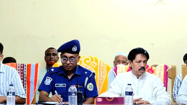 মাদক-জুয়াসহ নানা অপরাধ দমনে লালমোহনে সচেতনতামূলক সভা