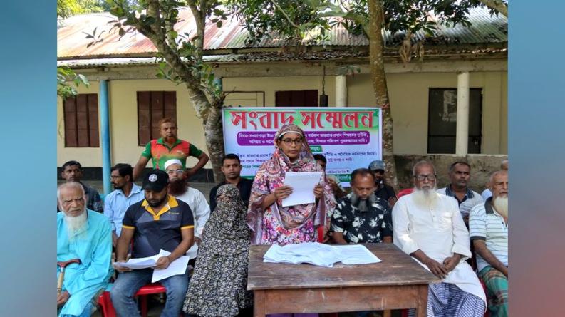 ৮৪ শতাংশ জমি দান, দাতা সদস্যের নাম বাদ ও বেতন বন্ধের অভিযোগ