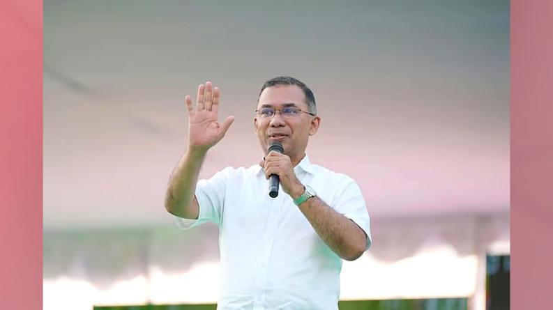 রাজশাহীর জনসভায় তারেক রহমানের দাবি, শ্রমিক অসন্তোষে অর্থ দিচ্ছে পলাতক স্বৈরাচার