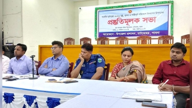 চাটমোহরে দুর্গাপূজা ঘিরে প্রস্তুতি সভা